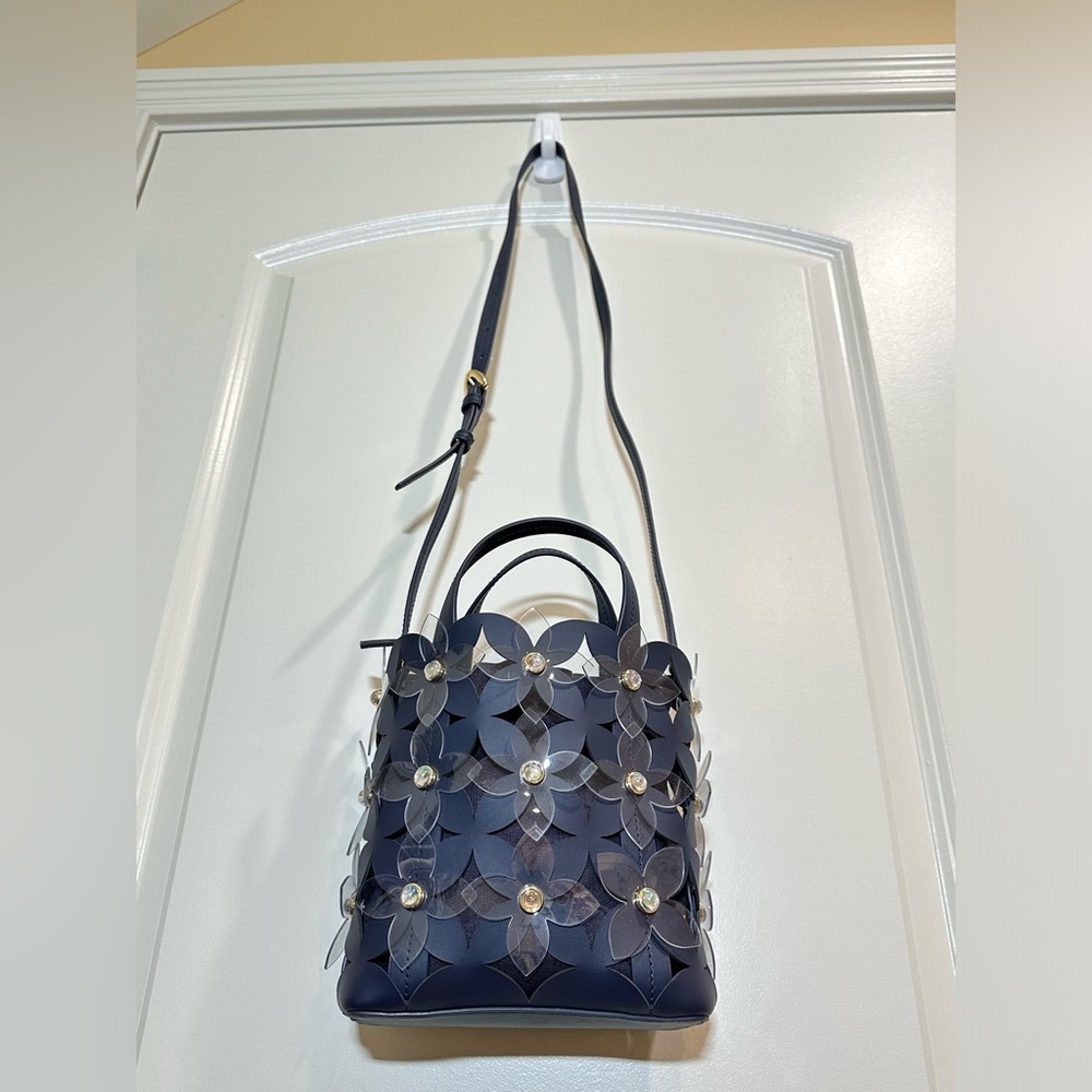 Zac Posen Floral Bouquet Bucket purse with removable lining (bag)